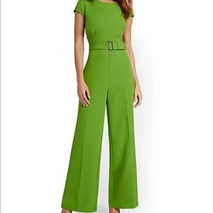 New York and Company NWT Green Jumpsuit